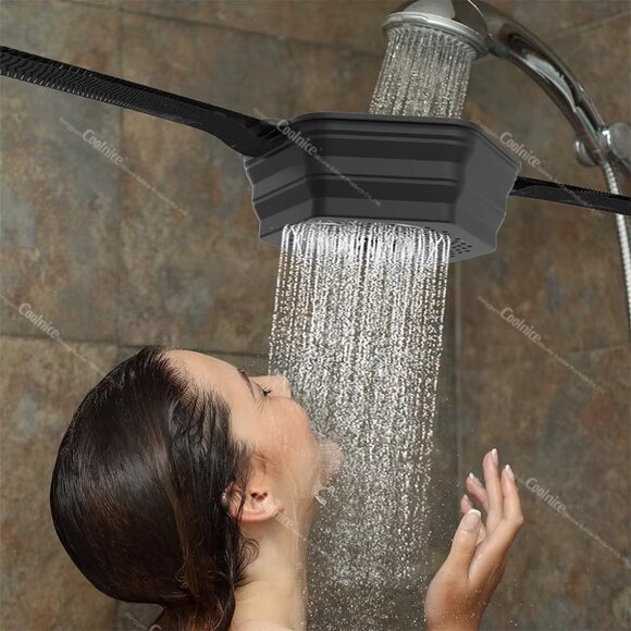 Foldable Silicone Ice Shower Bath Bucket for Cold Shower Therapy(1 Set) - Picture 10 of 13